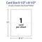 Avery Glossy White Greeting Cards, 5-1/2" x 8-1/2" Rectangle Half Fold